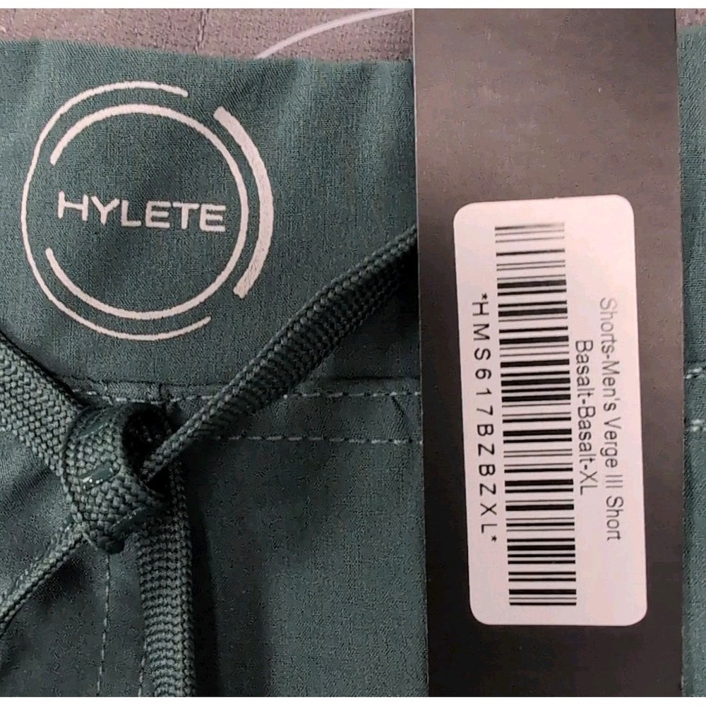 HYLETE Verge III Athletic Gym Shorts Mens XL Green Drawstring Pockets NEW NWT - Picture 7 of 7